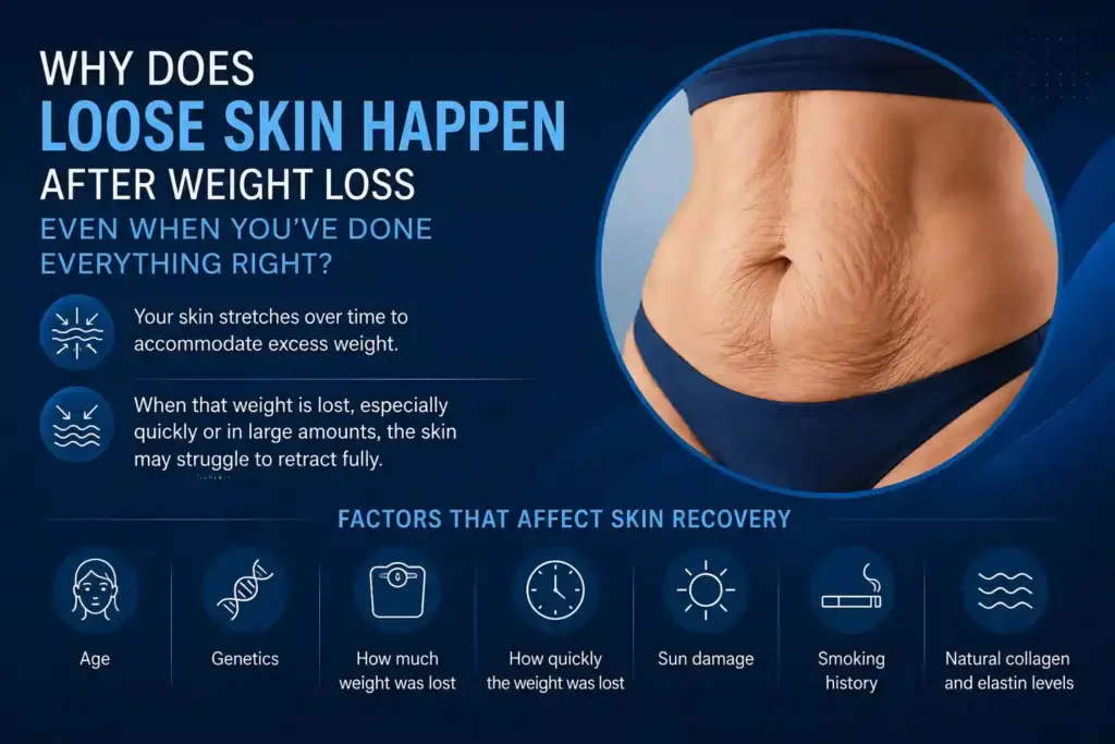 Why Does Loose Skin Happen After Weight Loss Even When You’ve Done Everything Right Berkhamsted?